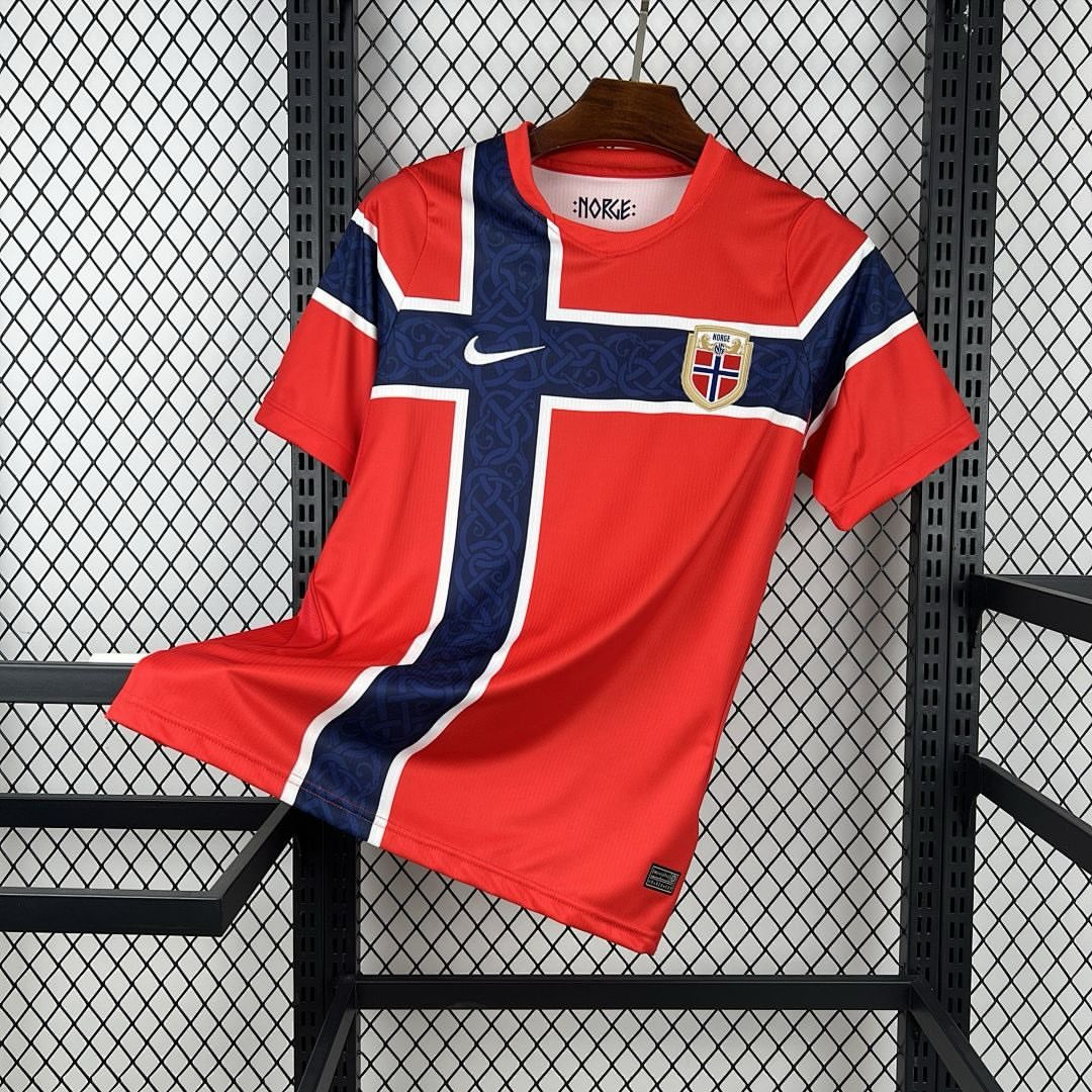 2026 NORWAY JERSEY WORLD CUP HOME PLAYER ISSUE